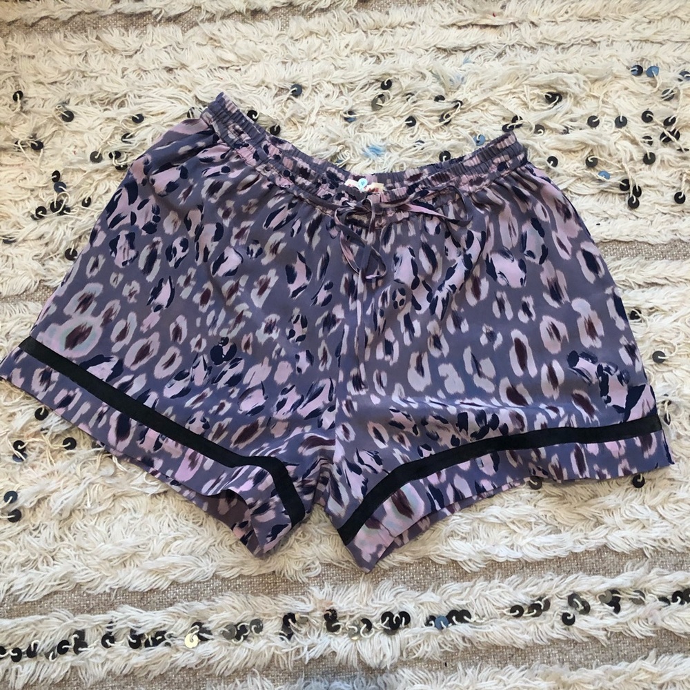 Rebecca Taylor cheetah shorts